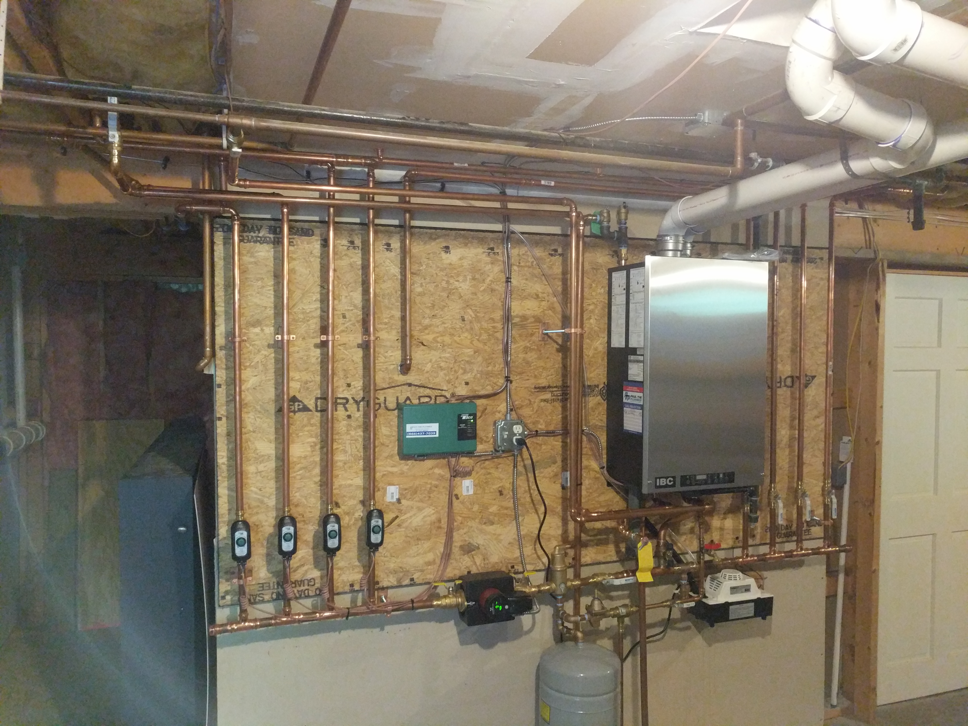 IBC high-efficiency boiler multi-zone install